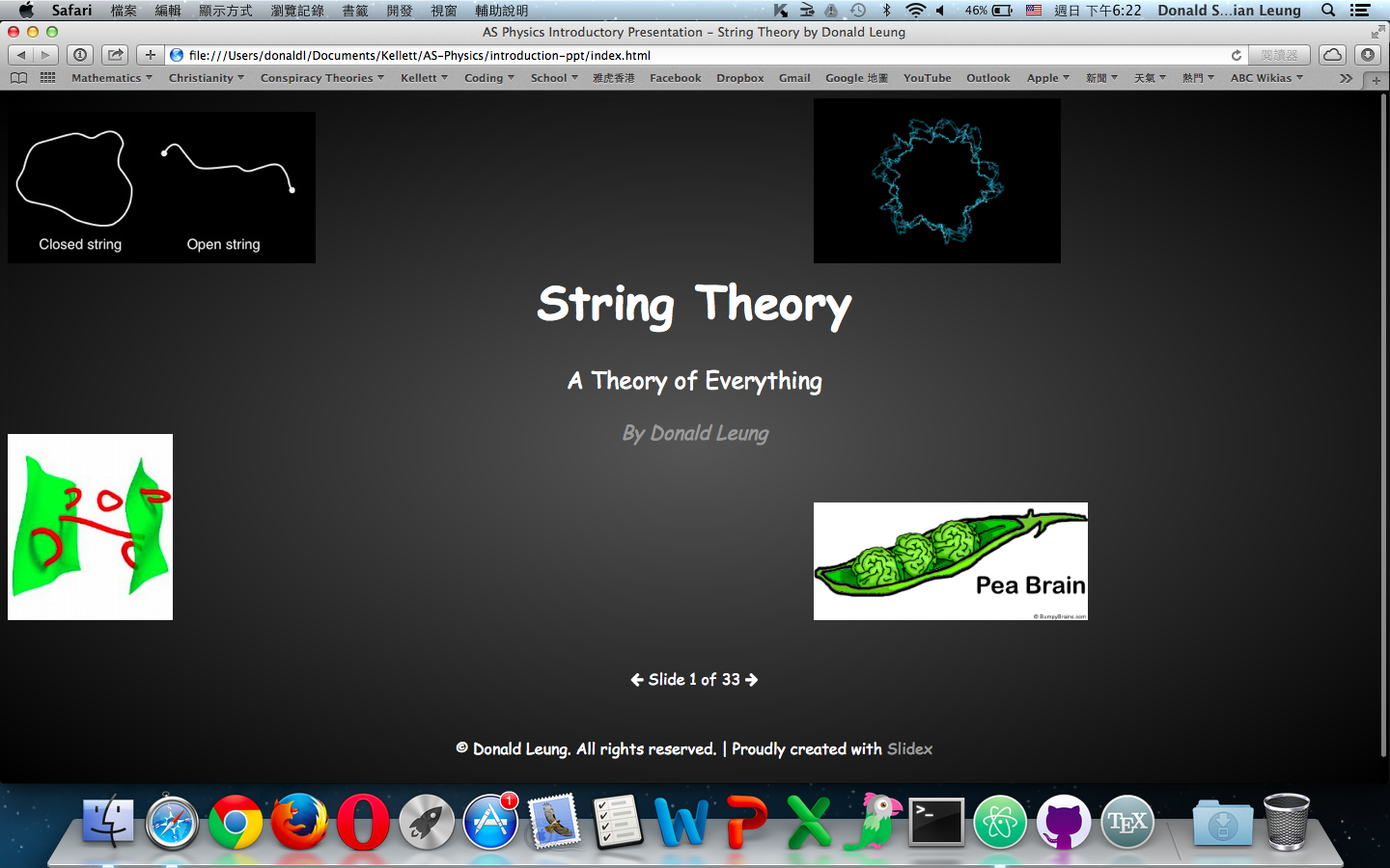 AS Physics Introductory Presentation - String Theory
